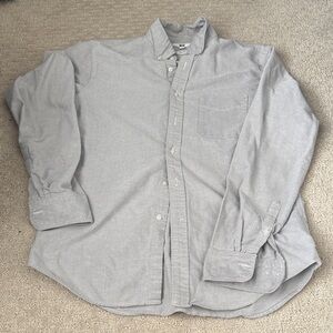 Uniqlo Light Gray Casual Button Down Shirt
